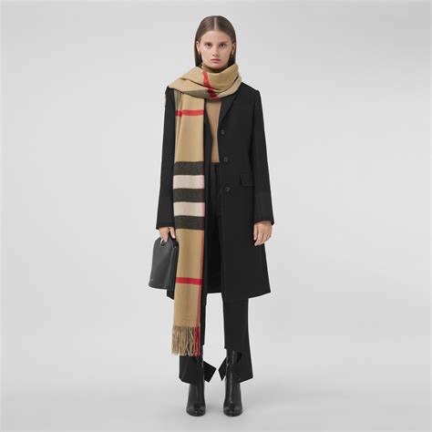 oversized burberry scarf